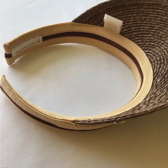 Helen Kaminski Brown and Tan Woven Visor - Picture 9 of 10